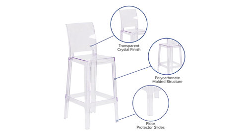 Wayfair clear 2024 bar stools